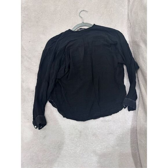 Black womens top Zara size S - Picture 3 of 4
